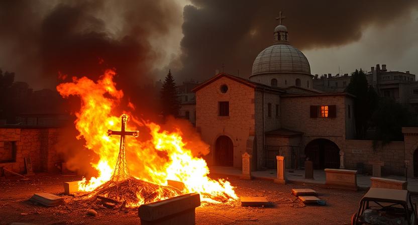 Christianophobie des colons juifs